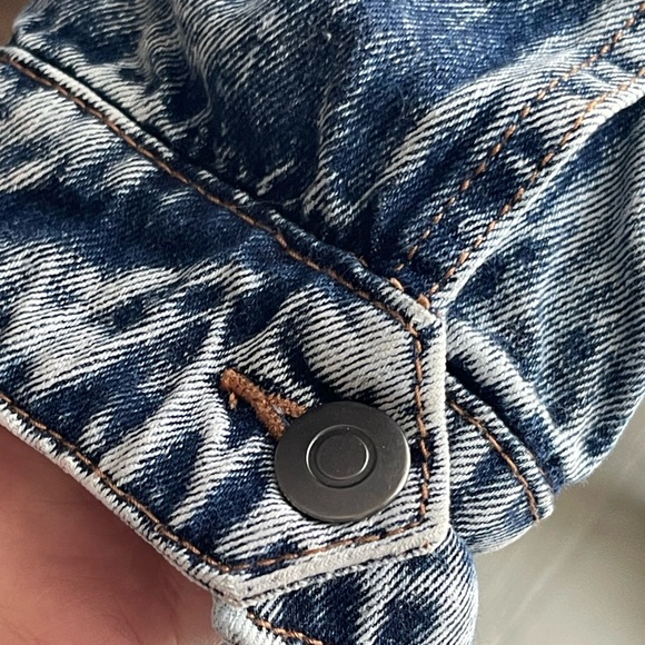 Rolling Stones 100% Cotton Acid Wash Denim Jacket - Picture 6 of 12